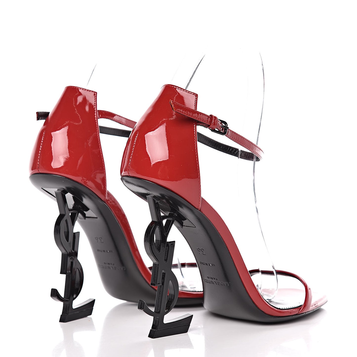 Patent Opyum Sandals 36 Red