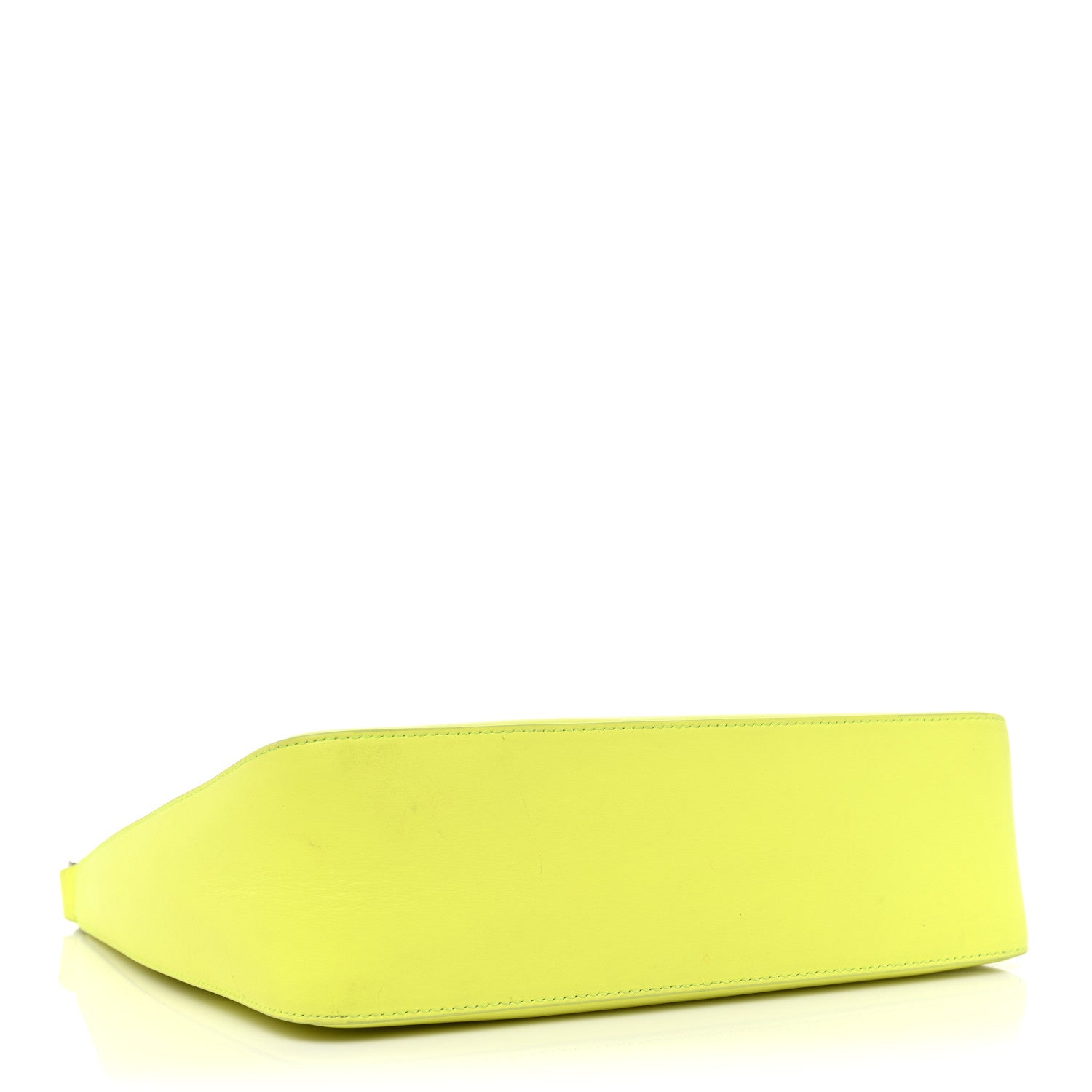 Givenchy Smooth Calfskin Small Moon Cut Out Shoulder Bag Fluo Yellow 4 of 23