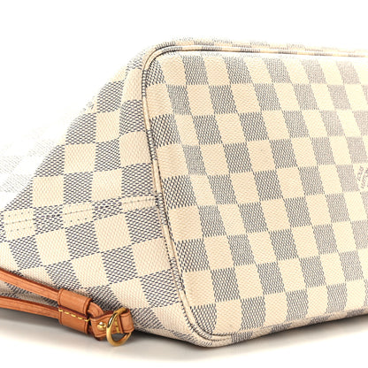 Louis Vuitton Damier Azur Neo Neverfull MM Rose Ballerine 7 of 8