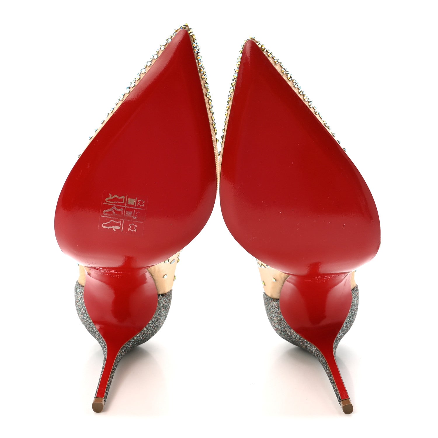 Christian Louboutin Crystal Strass Follies 100 Pumps 41 Version Vosges 6 of 9