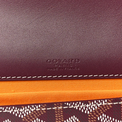 Goyard Goyardine Monte Carlo Bois Clutch Bordeaux 6 of 10