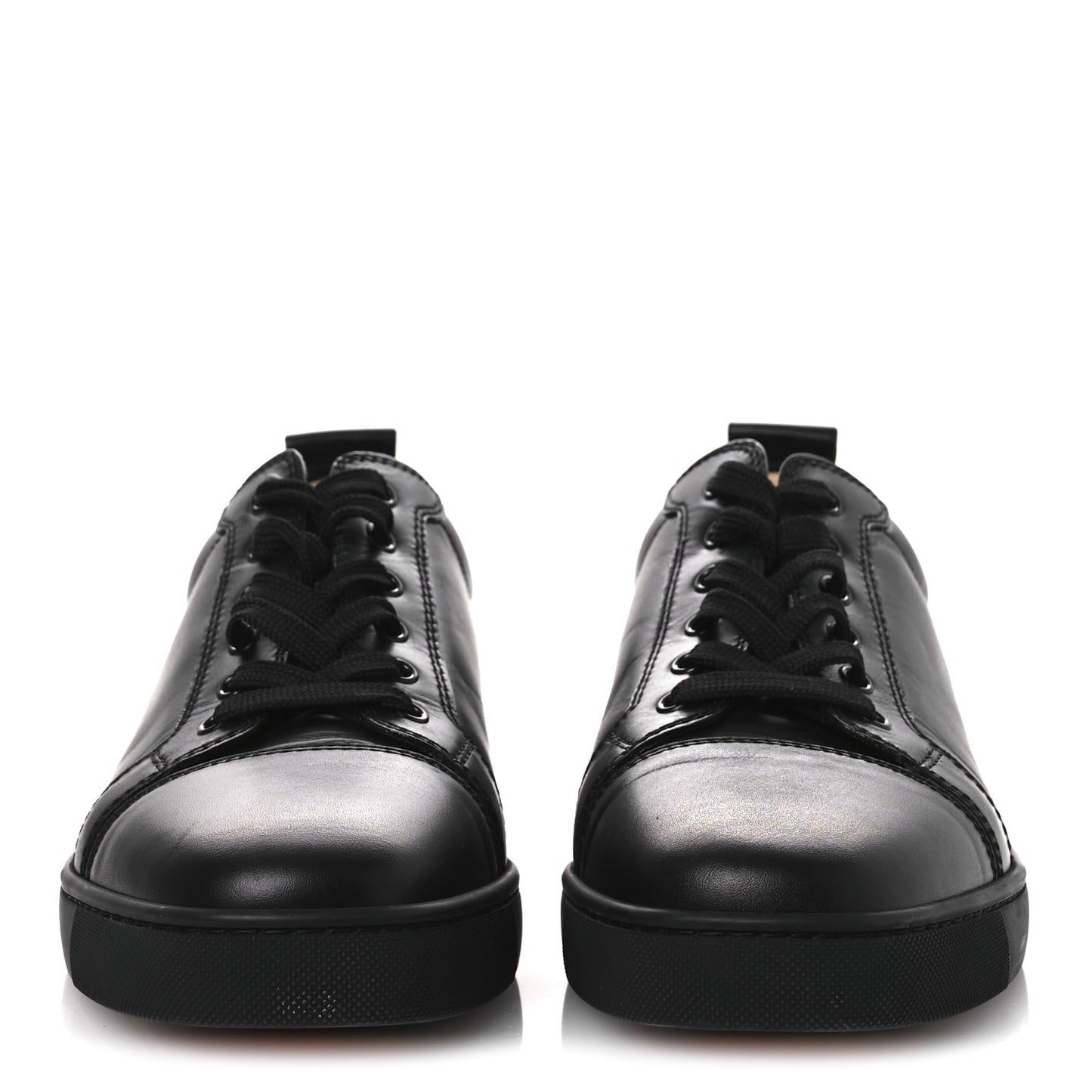 Calfskin Mens Low Top Sneaker 43.5 Black
