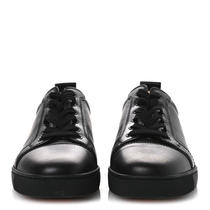 Christian Louboutin Calfskin Mens Low Top Sneaker 43.5 Black 3 of 11