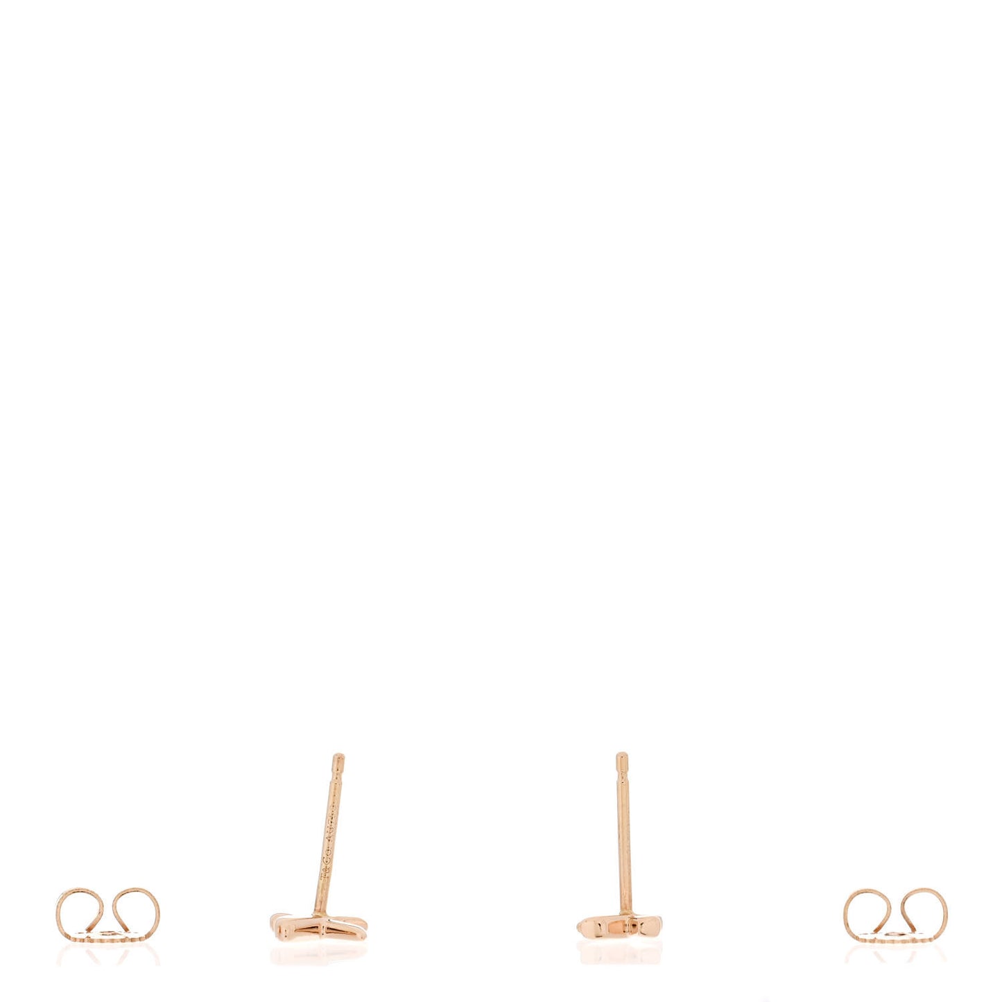 18K Rose Gold Mini Paloma's Graffiti X Earrings