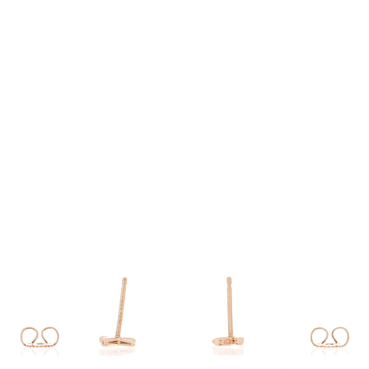 Tiffany 18K Rose Gold Mini Paloma's Graffiti X Earrings 3 of 4