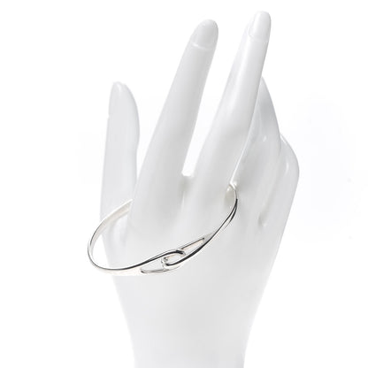 Tiffany Sterling Silver Interlocking Loops Bangle Bracelet 2 of 4
