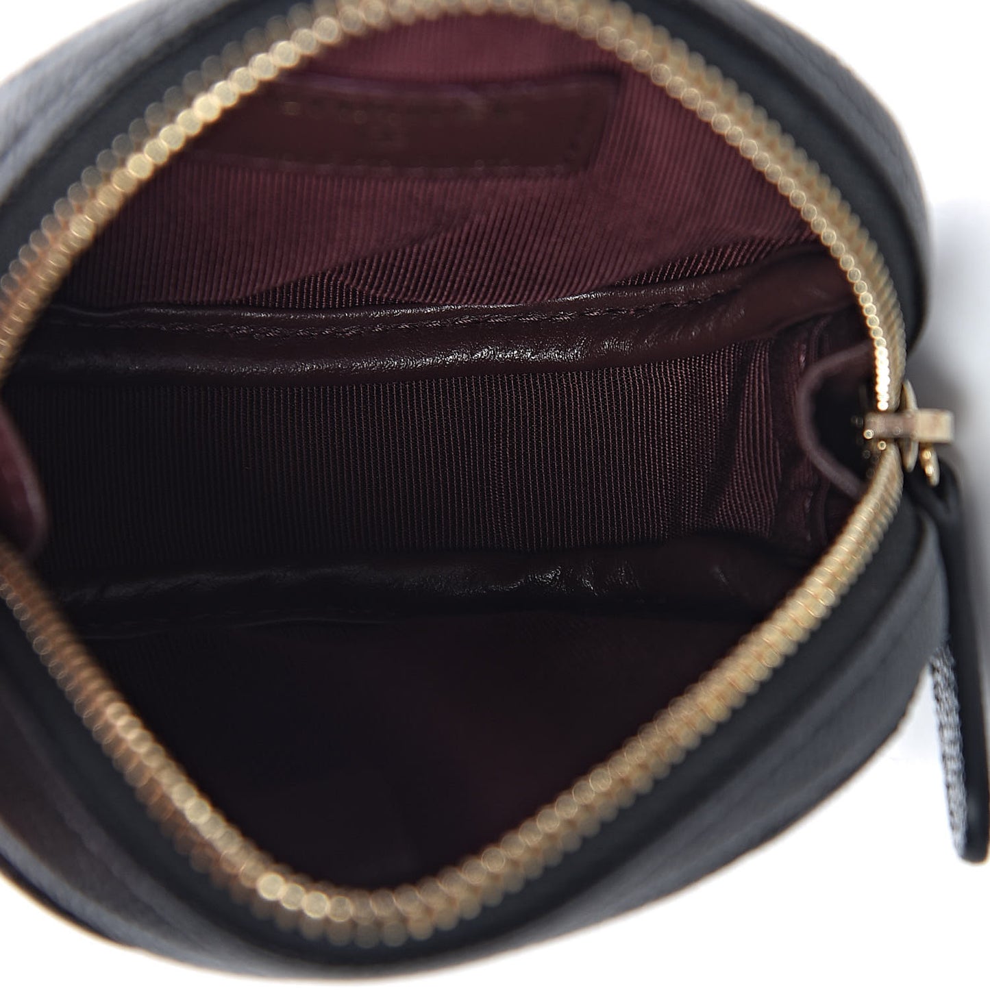 Caviar Quilted Zip Around Classic Coin Purse Black