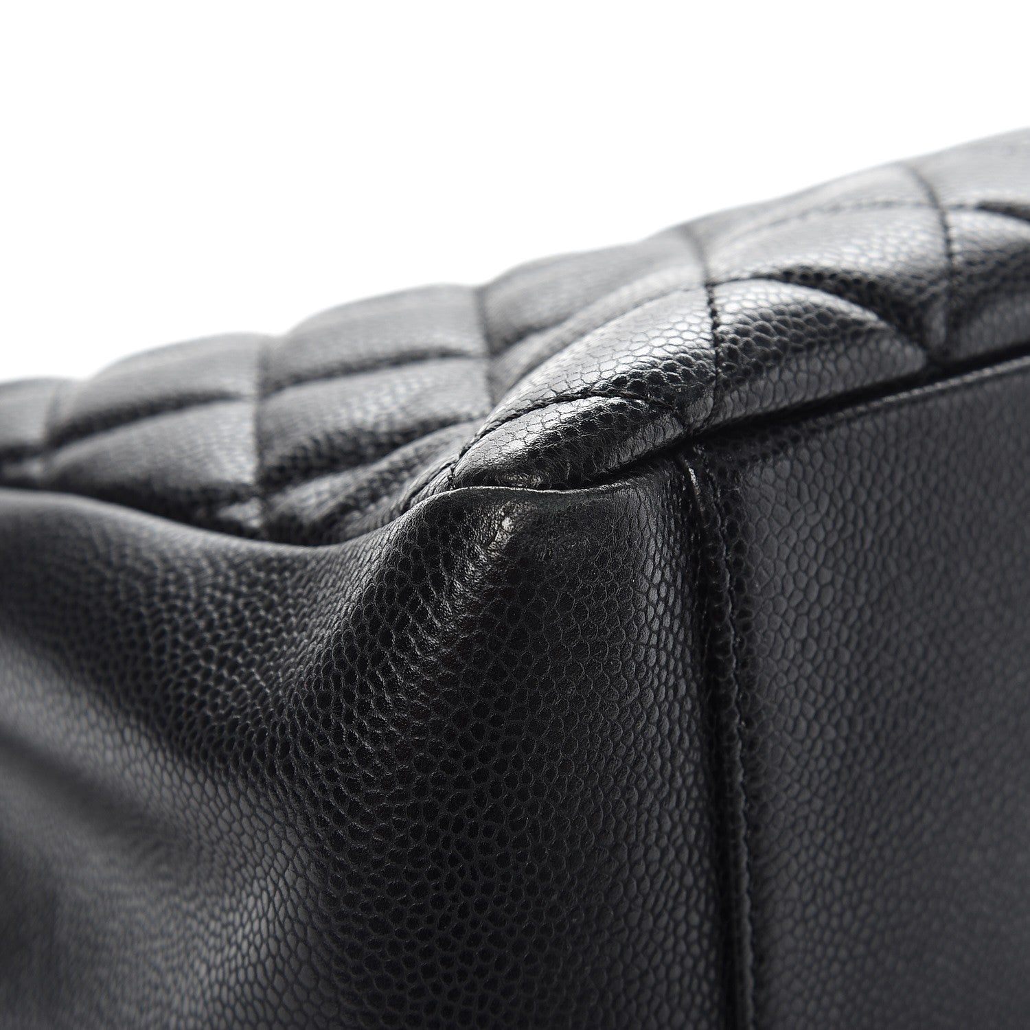 Chanel Caviar Quilted Grand Shopping Tote GST Black 8 of 13
