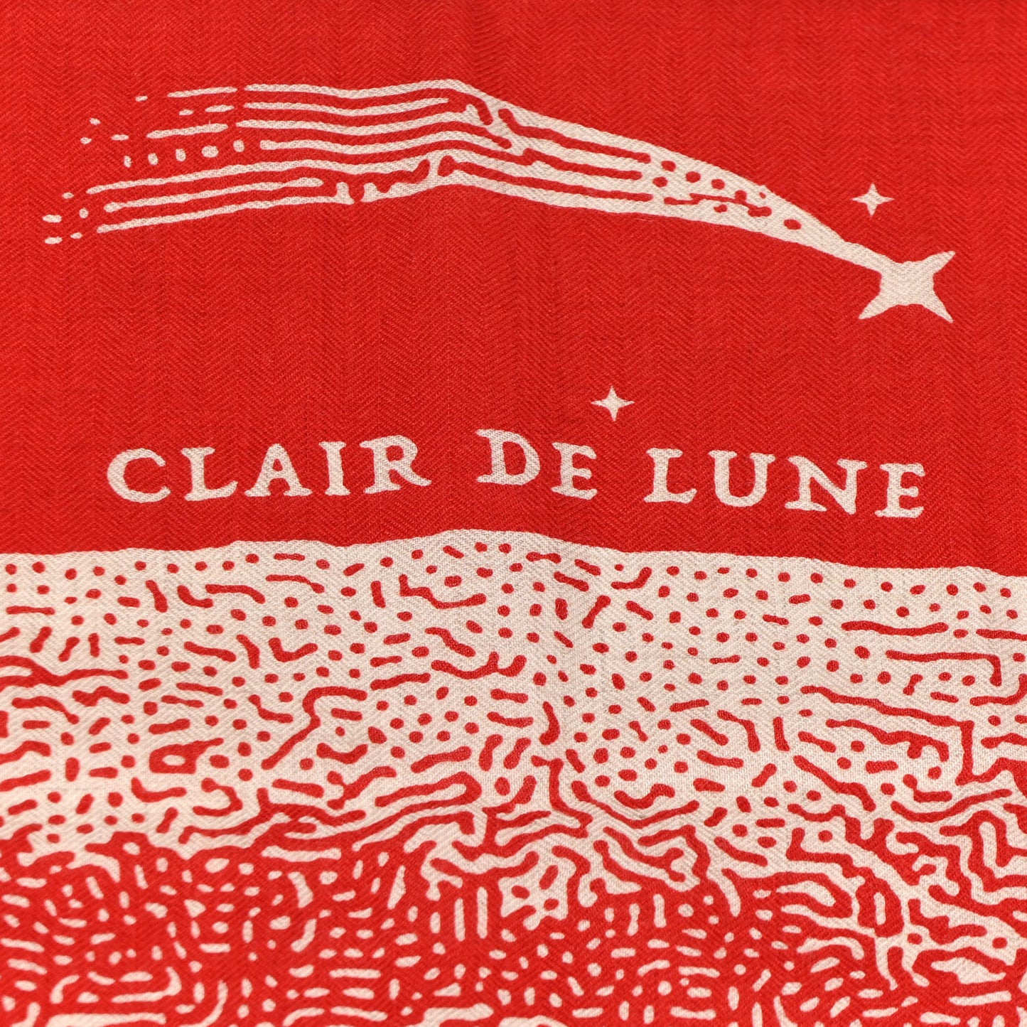 Silk Cashmere Clair De Lune Shawl 140 Rouge Naturel