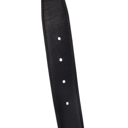 Hermes Swift Epsom 32mm H Belt 85 Black Gold 5 of 6