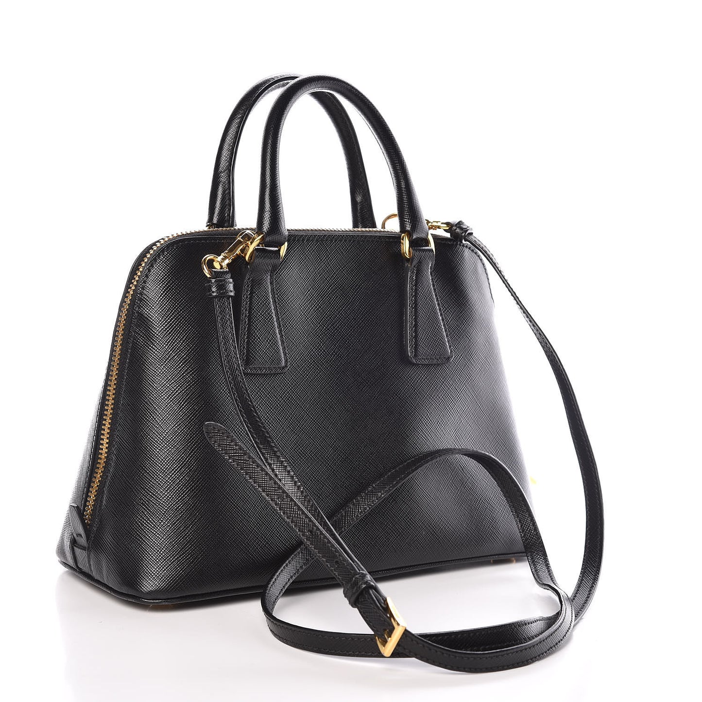Saffiano Lux Small Promenade Tote Black