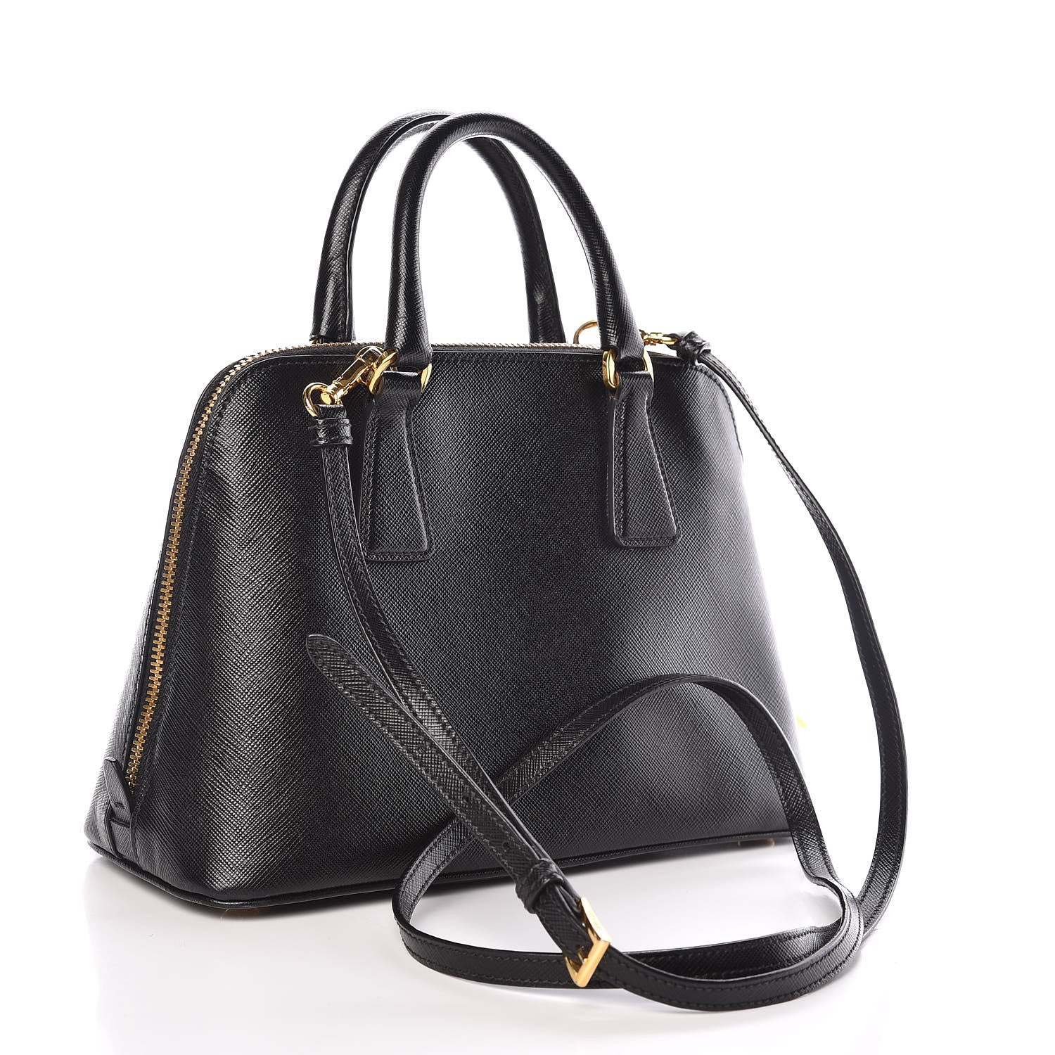 Prada Saffiano Lux Small Promenade Tote Black 3 of 14