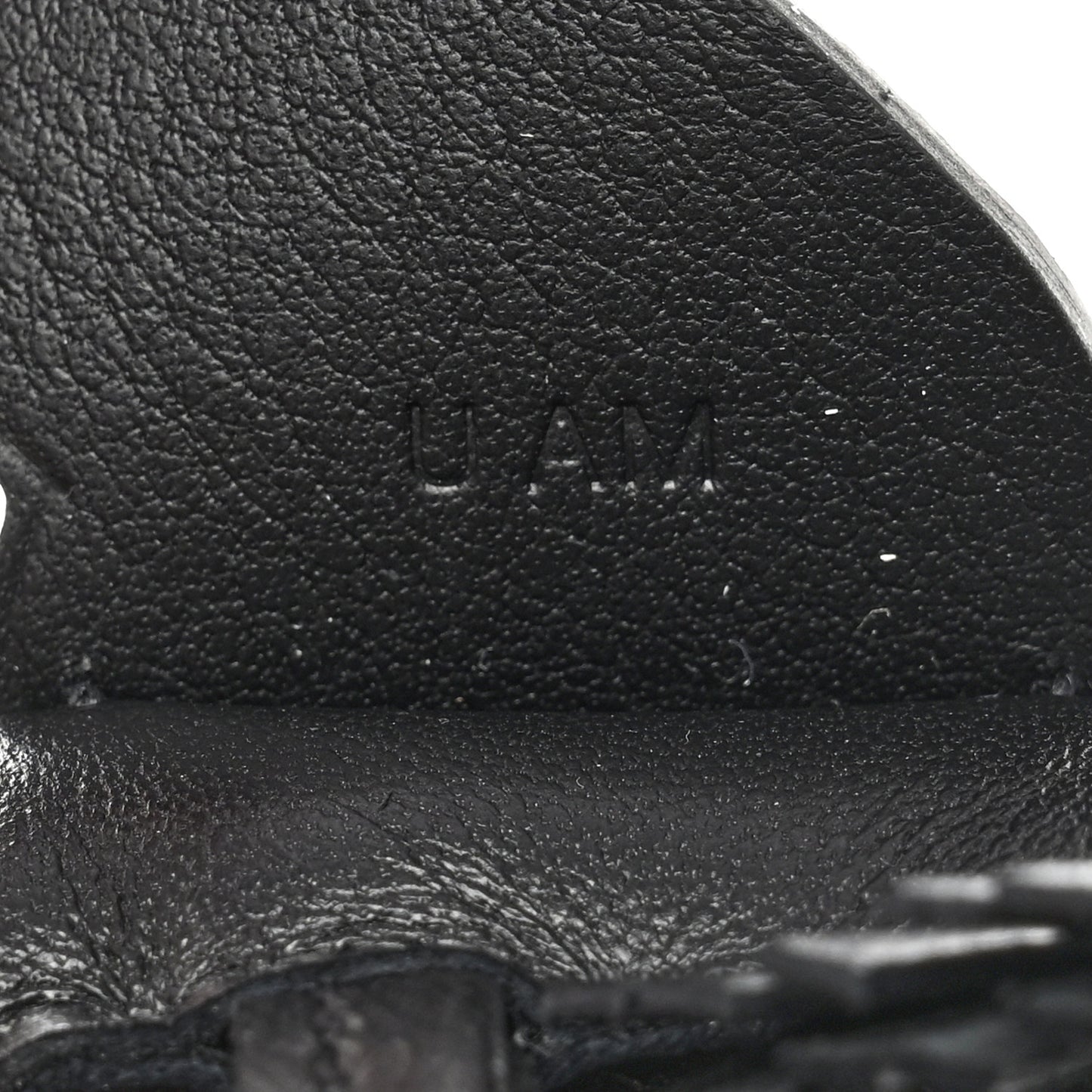 Milo Lambskin Lizard Touch Grigri Rodeo Pegase Horse Bag Charm PM So Black