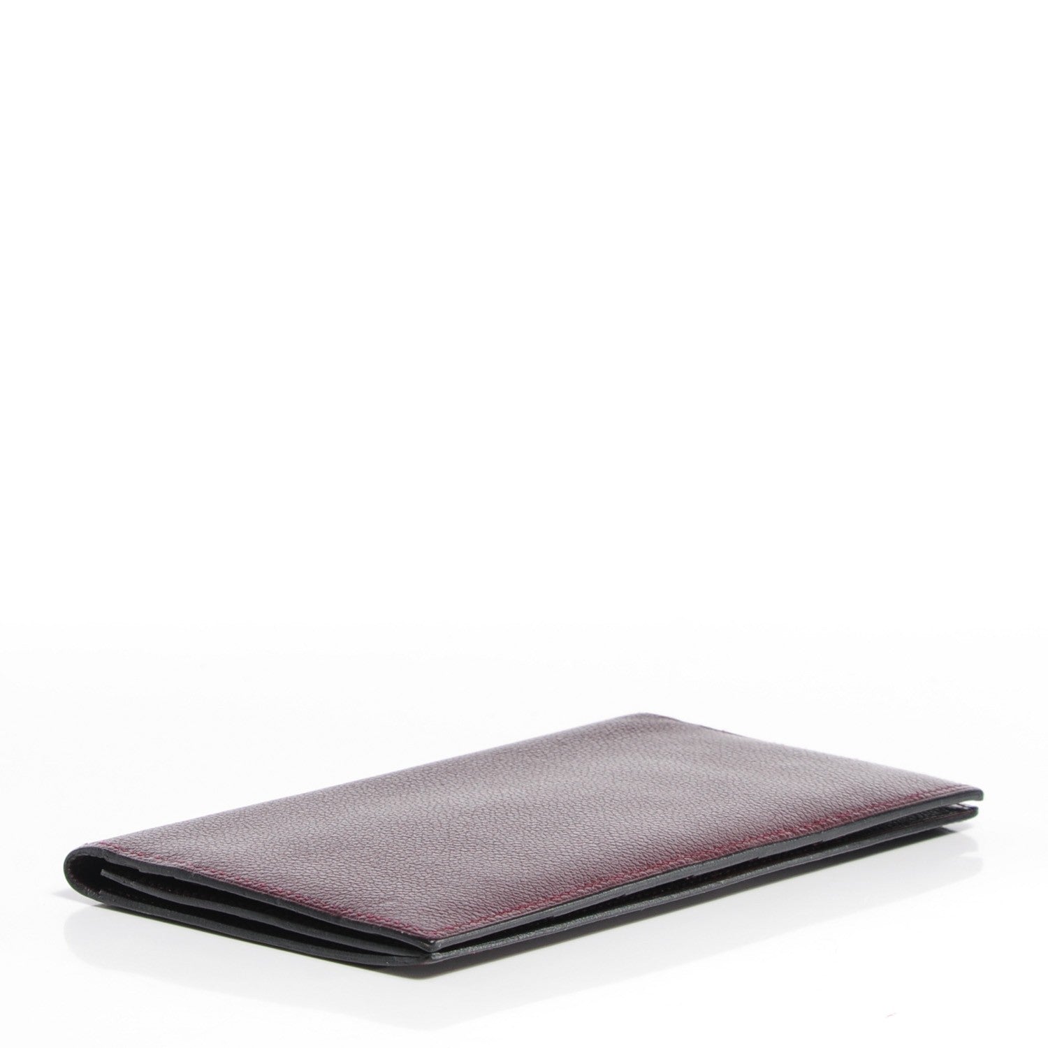 Hermes Evercolor MC2 Fleming Checkbook Holder Wallet Prune 4 of 7
