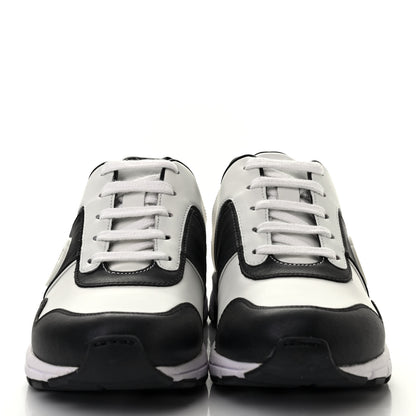 Gucci Calfskin Womens Interlocking G Sneakers 36 Black White 2 of 7
