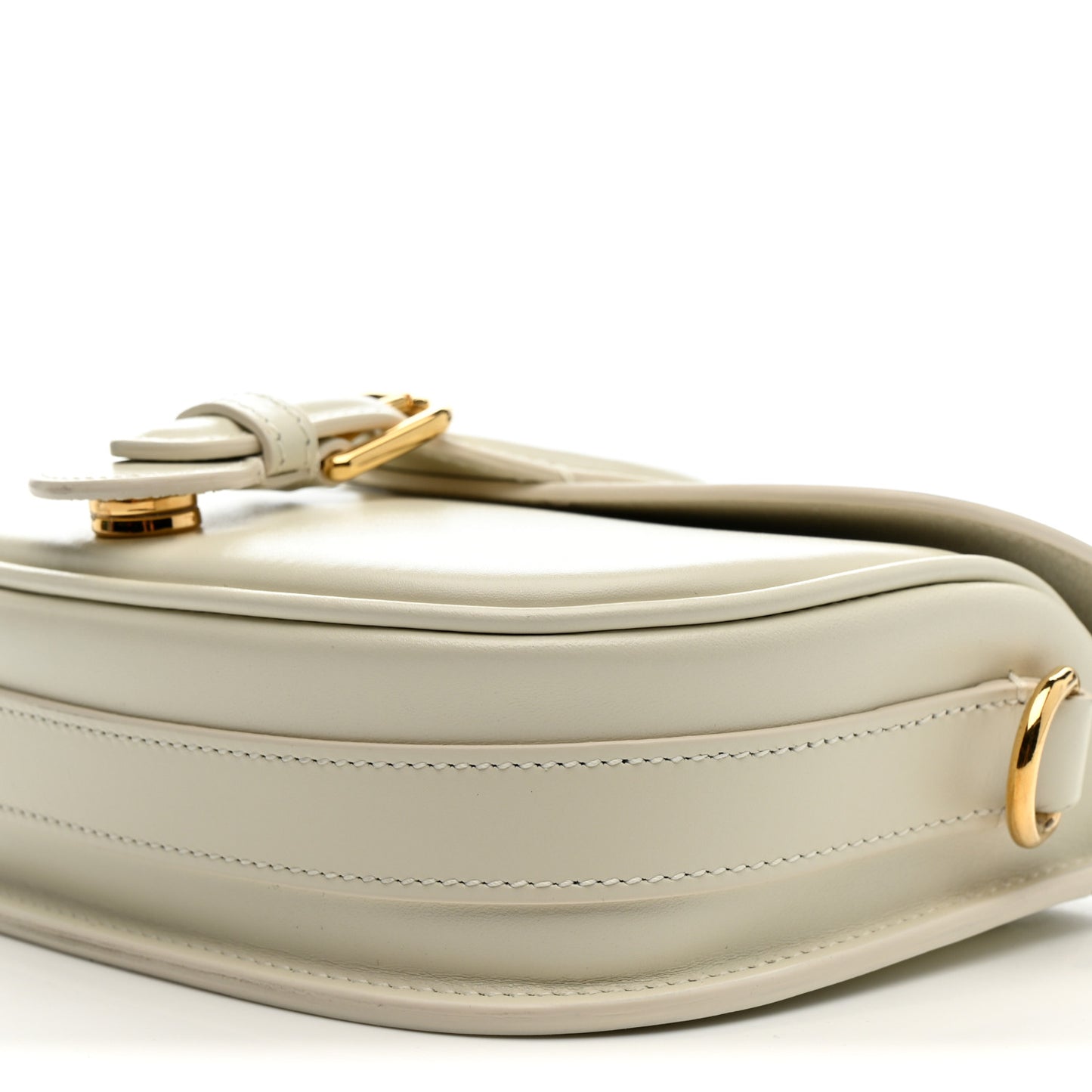 Box Calfskin Small Bobby Bag White