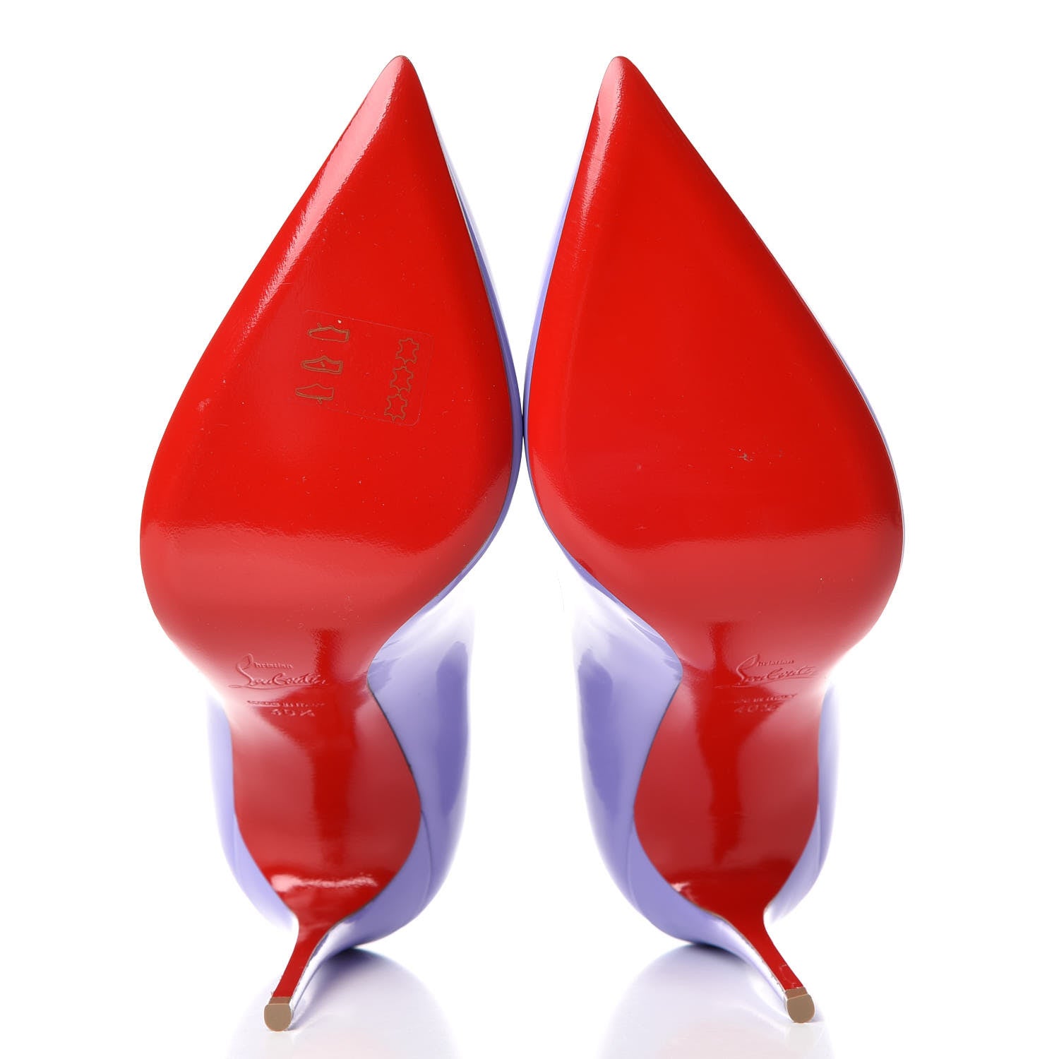 Christian Louboutin Patent Pigalle Follies 100 Pumps 40.5 Hortensia 5 of 8