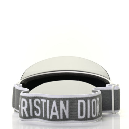 Christian Dior Mirrored DiorClub1 Sun Visor Grey 5 of 7