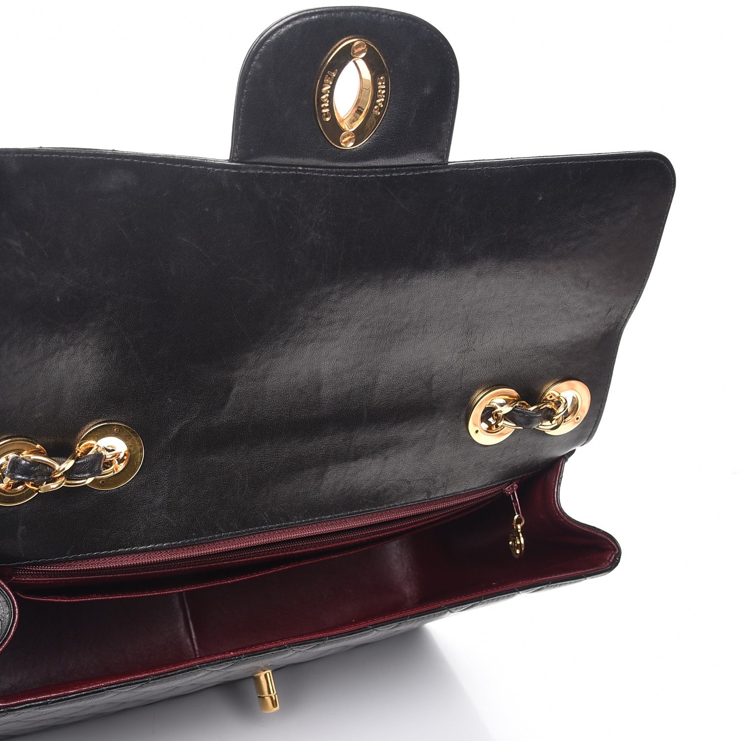 Chanel Lambskin Jumbo Flap Black 5 of 8