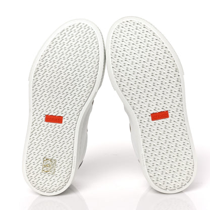 Hermes Calfskin Day Sneakers 36.5 Multicolor White 7 of 9