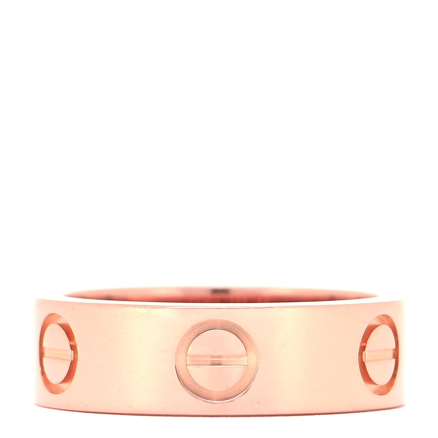 18K Pink Gold 5.5mm LOVE Ring 49 4.75