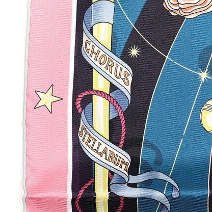 Hermes Silk Chorus Stellarum Scarf 70 Rose Bleu Cobalt 2 of 5