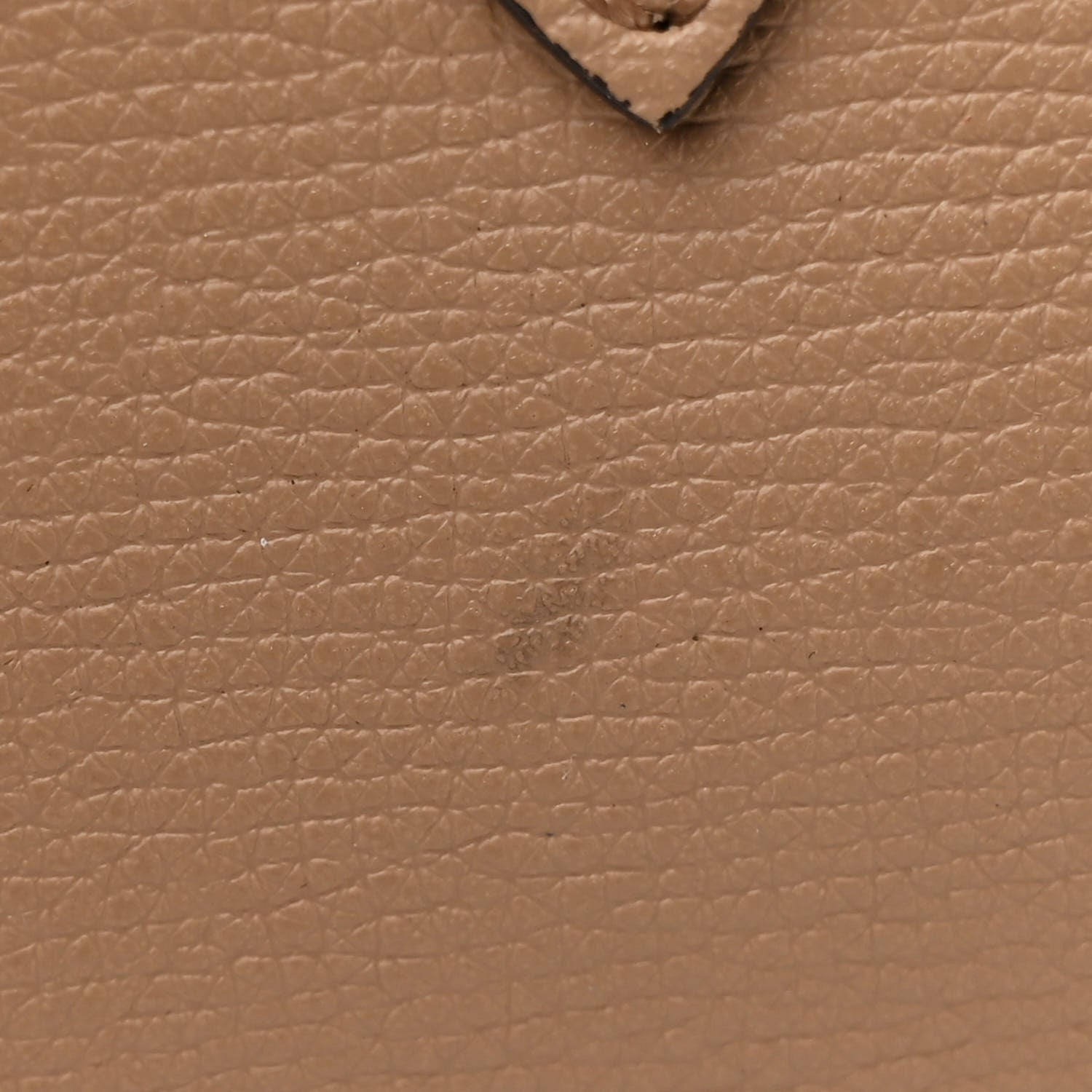 Burberry Grainy Calfskin Haymarket Check Medium Reversible Tote Camel 11 of 11