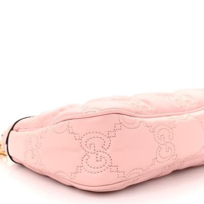 Gucci Calfskin GG Matelasse Chain Handbag Perfect Pink Natural 10 of 11