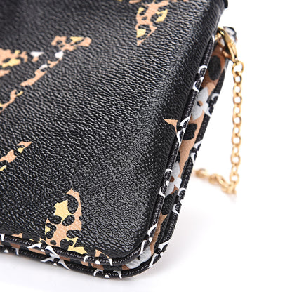 Louis Vuitton Monogram Giant Jungle Pochette Double Zip Black 8 of 10