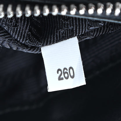 Prada Soft Calfskin Impunture Diagramme Belt Bag Black 6 of 6