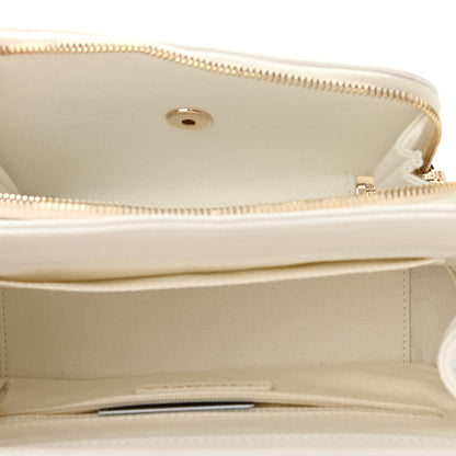 Chanel Caviar Quilted Small Business Affinity Flap White 5 of 10