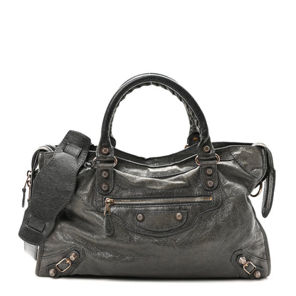 Balenciaga Agneau Giant 12 Rose Gold Hardware City Anthracite 1 of 11