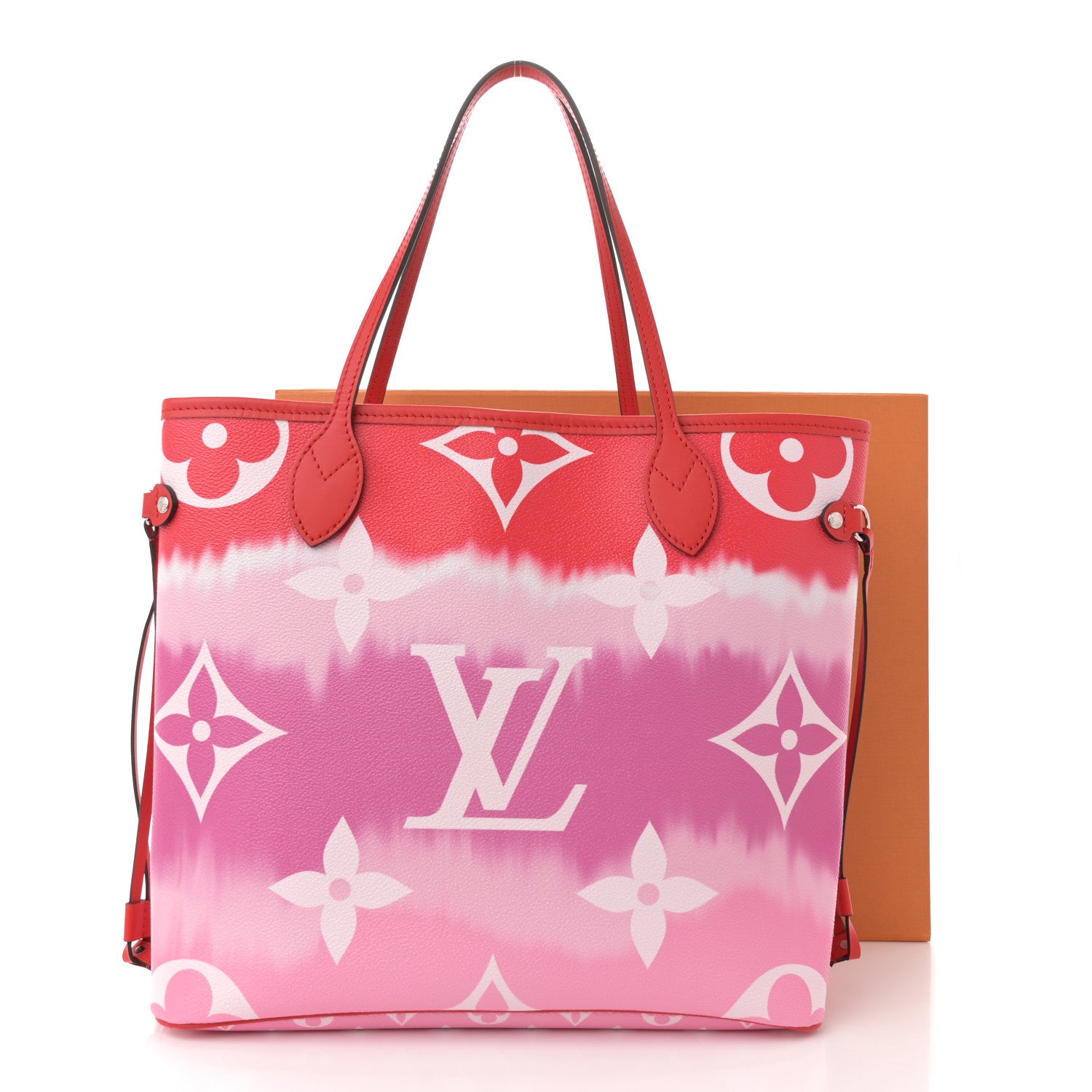 Louis Vuitton Monogram Escale Neverfull MM Rouge 12 of 12