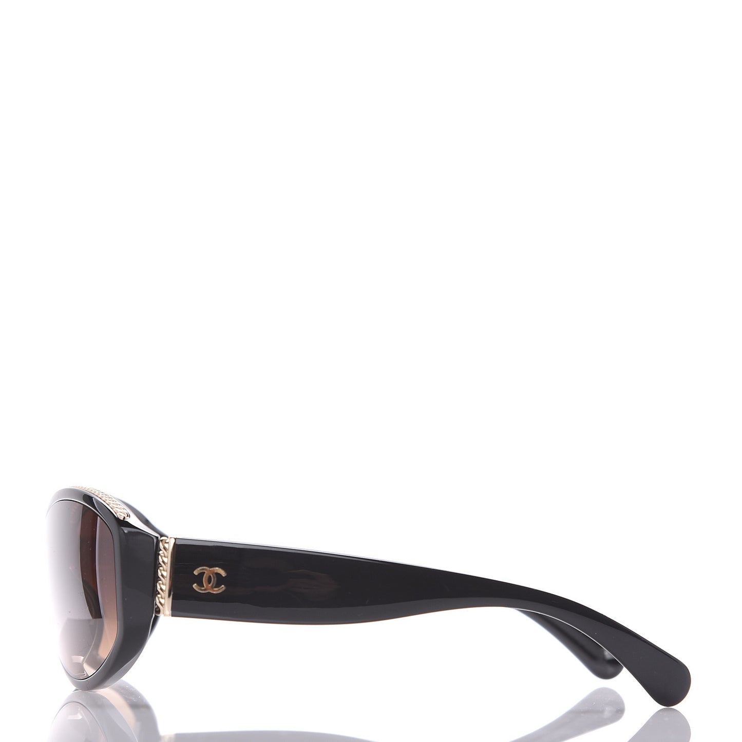 Shield Sunglasses 6052 Black Gold