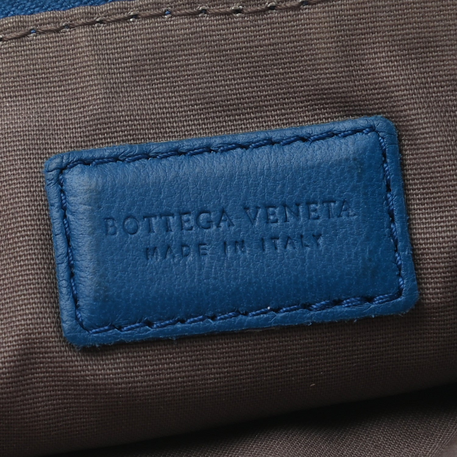 Bottega Veneta Nappa Intrecciato Zip Pouch Blue 6 of 7