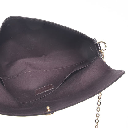 Louis Vuitton Vernis Pochette Felicie Chain Wallet Amarante 7 of 10