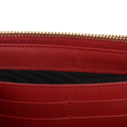 Saint Laurent Calfskin Classic Marquage Flap Wallet Red 7 of 7