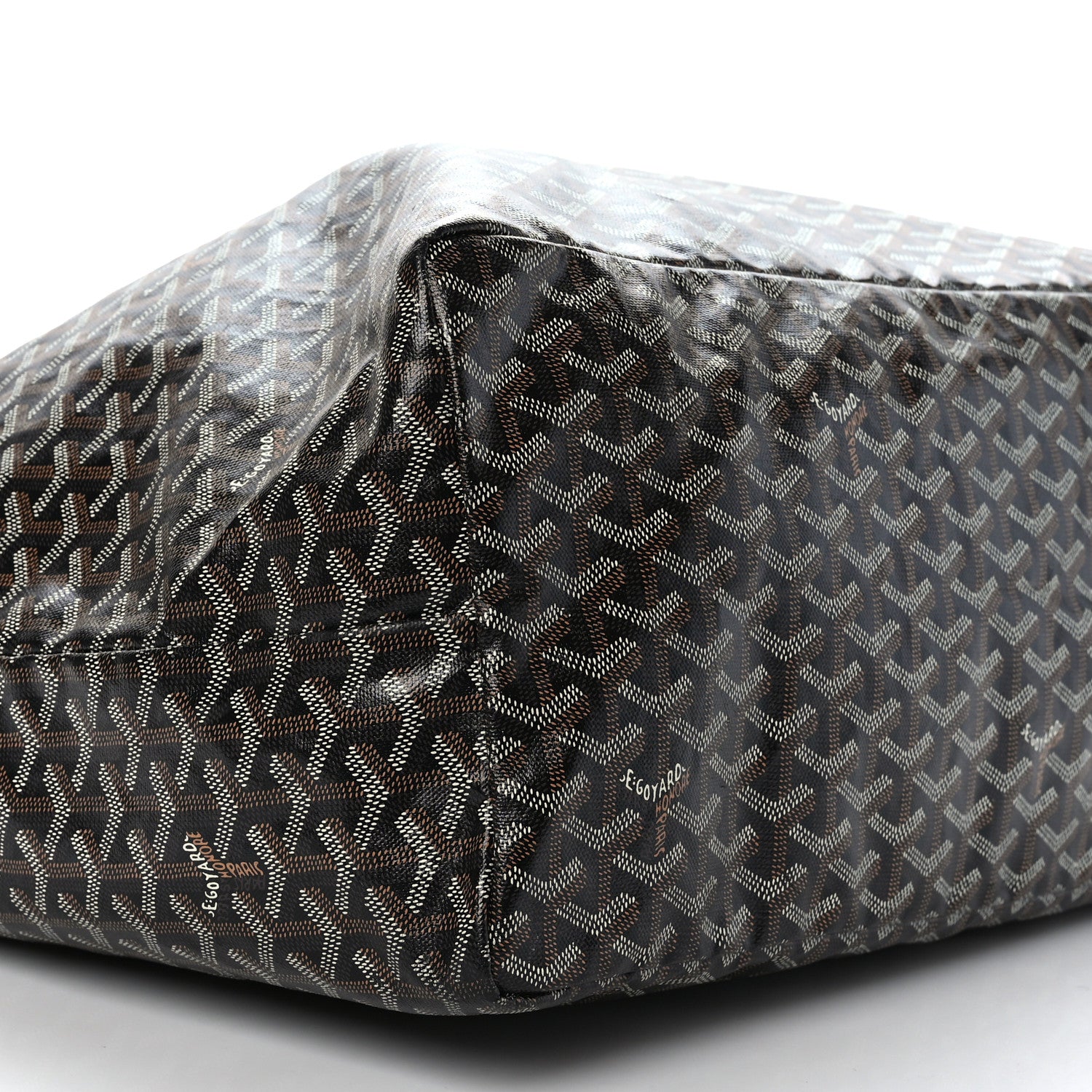 Goyard Goyardine Saint Louis XXL Black Gold 9 of 10