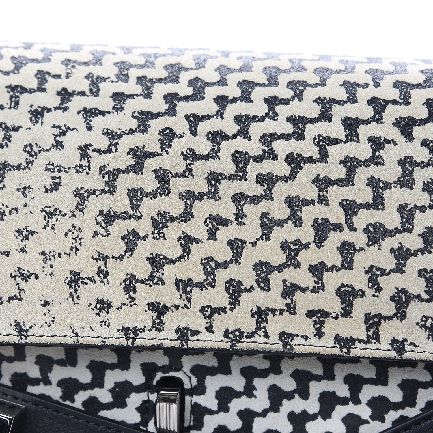Proenza Schouler Suede Tweed Print Mini PS11 Classic Shoulder Bag Off White 12 of 16