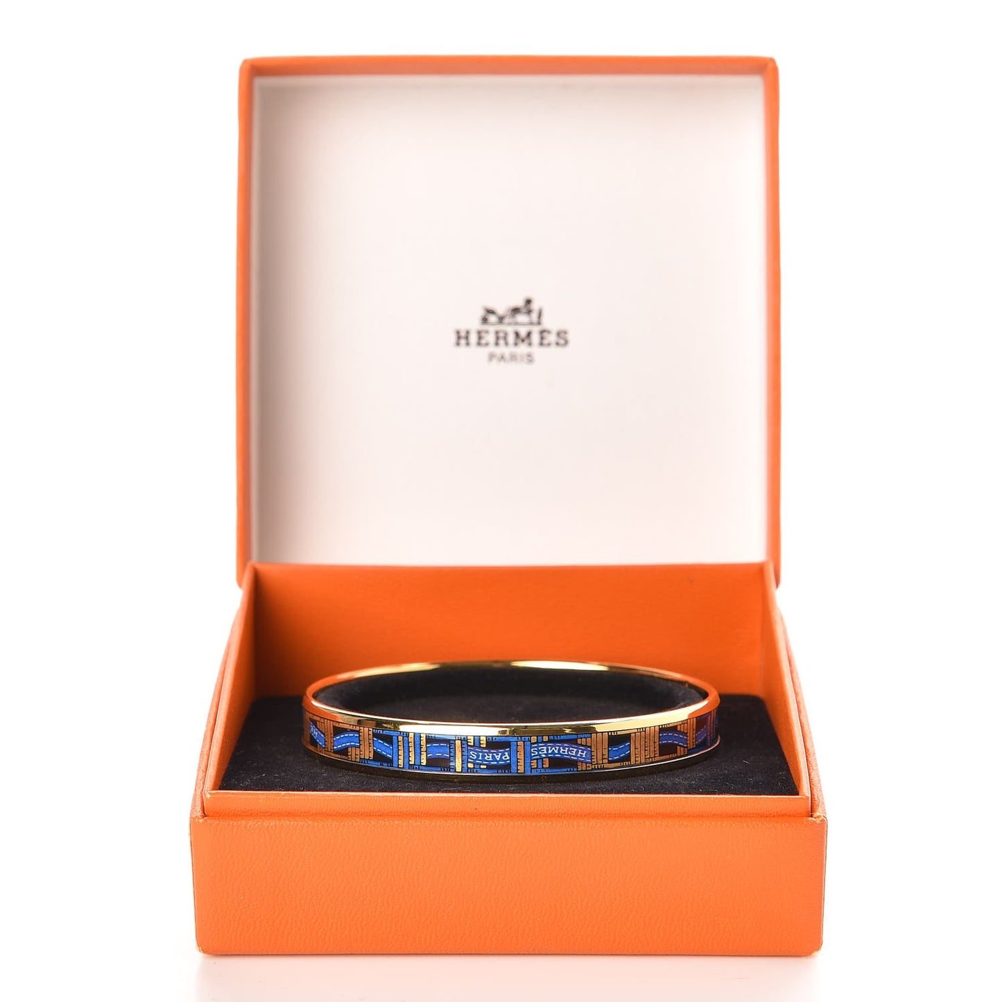Enamel Printed Narrow Ribbon Bracelet 62