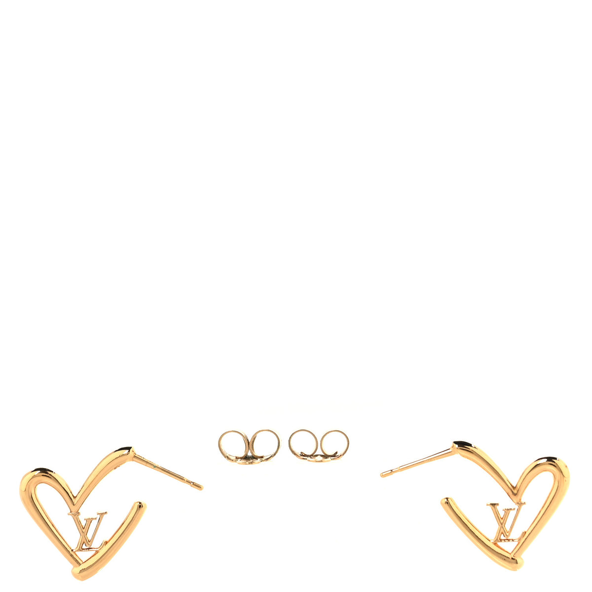 Fall In Love Heart Earrings PM Gold