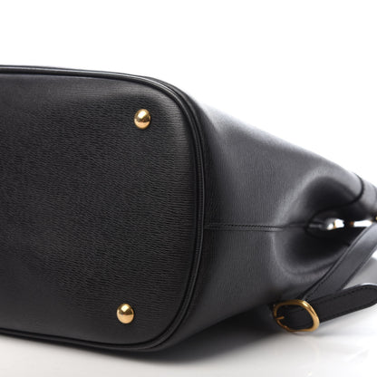 Gucci Textured Calfskin Large Bright Bit Tote Black 9 of 9