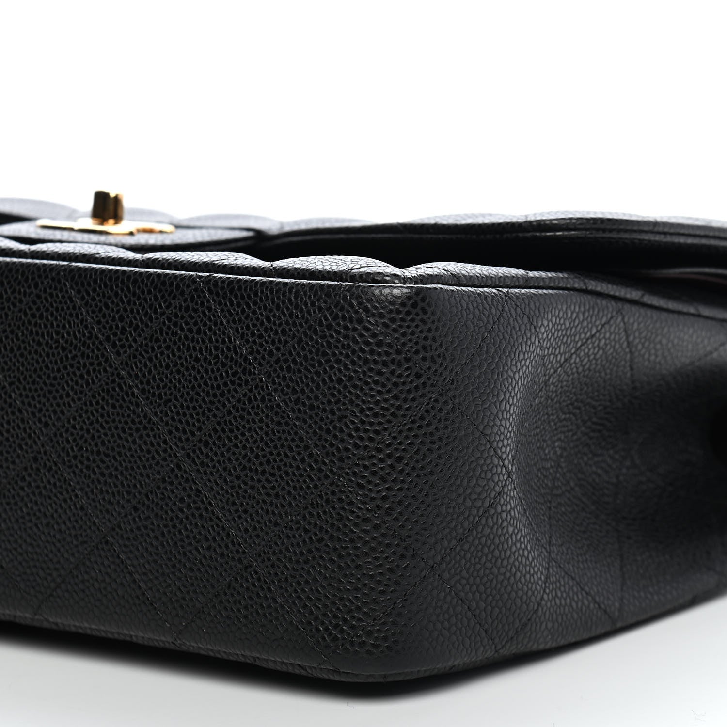 Chanel Caviar Quilted Jumbo Double Flap Black 9 of 9