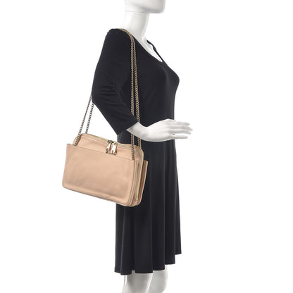 Chloe Calfskin Lucy Shoulder Bag Beige 2 of 14