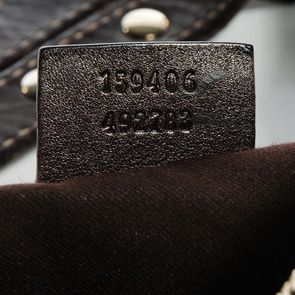 Gucci Monogram Biba Hobo Brown 6 of 7