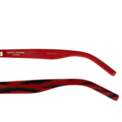 Saint Laurent Acetate Square Sunglasses SL 51 Red 6 of 8