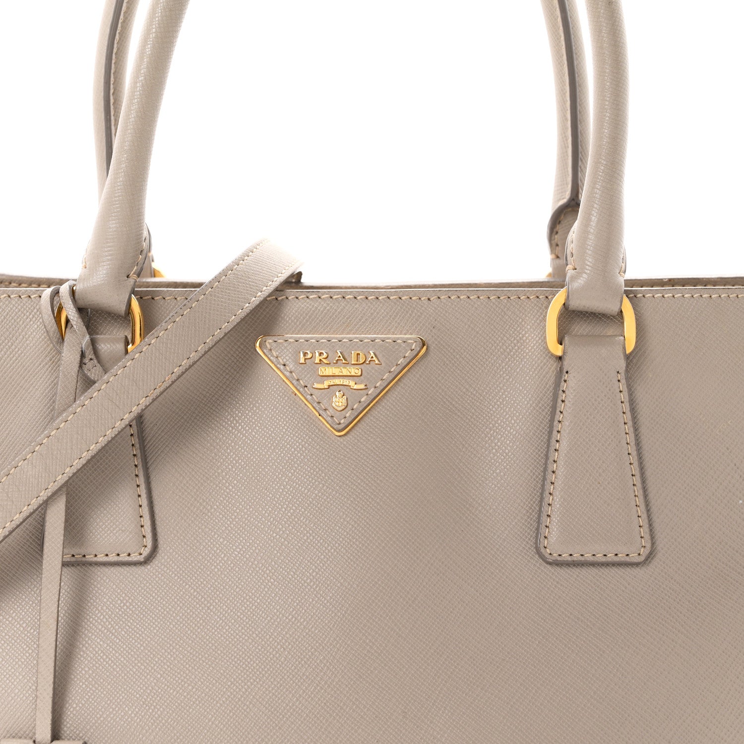 Prada Saffiano Lux Medium Tote Argilla 8 of 12