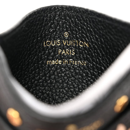 Louis Vuitton LOUIS VUITTON Empreinte Card Holder Black Beige 6 of 7