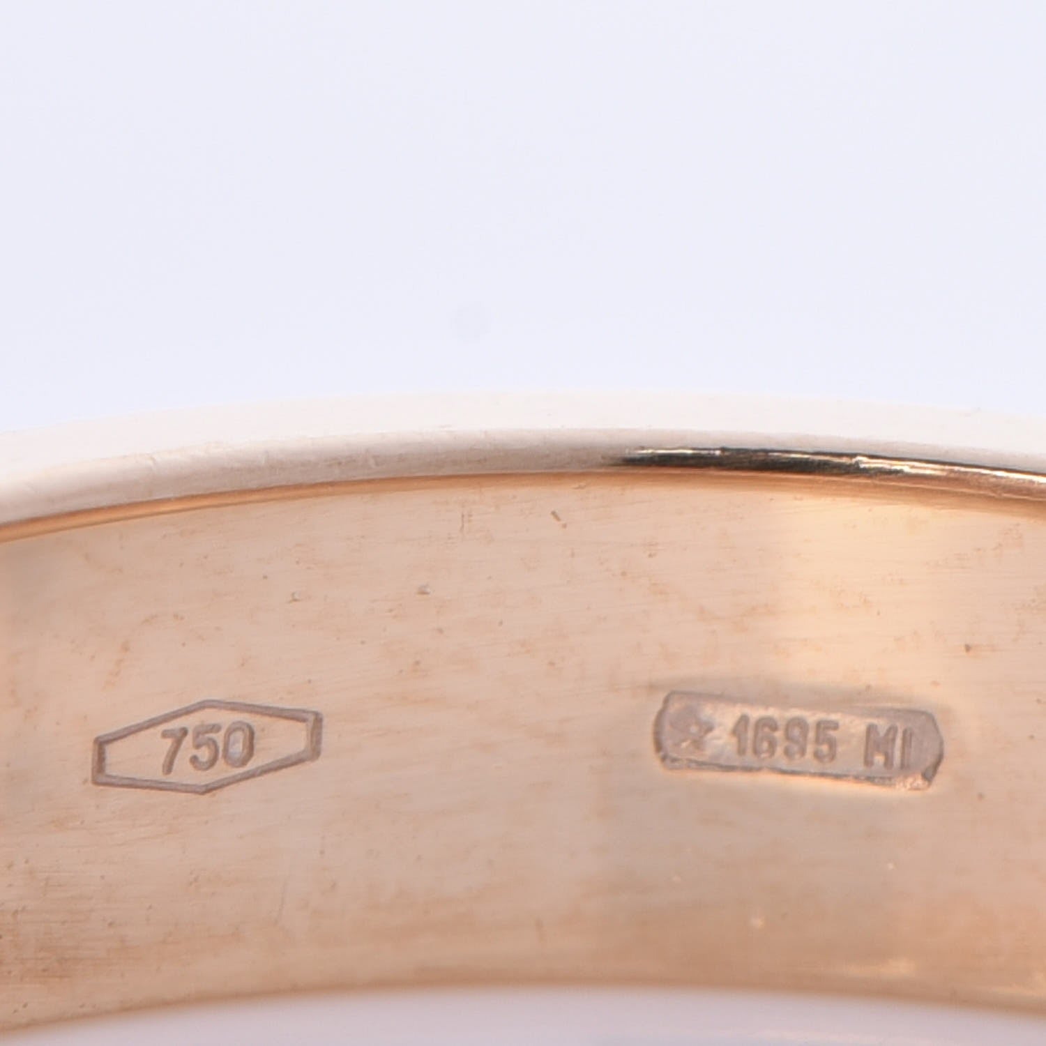 Gucci 18K Yellow Gold 4mm Icon Thin Band Ring 6 5 of 6