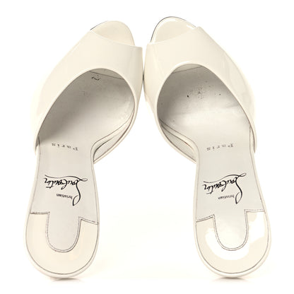 Christian Louboutin Patent Me Dolly 100 Sandals 37.5 White 2 of 10